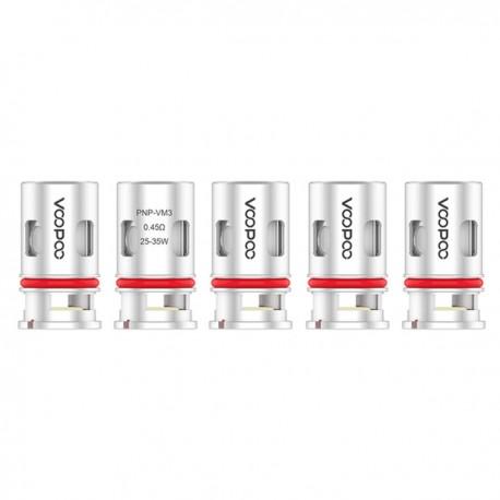 VooPoo Resistenza PnP-VM3 per Vinci X / Drag Baby Trio - 0.45ohm - 5pz