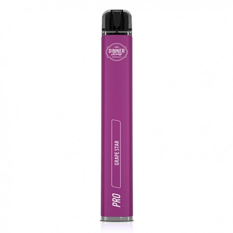 Dinner Lady DISPOSABLE Vape Pen Pro - Grape Star 2ml - 20mg/ml