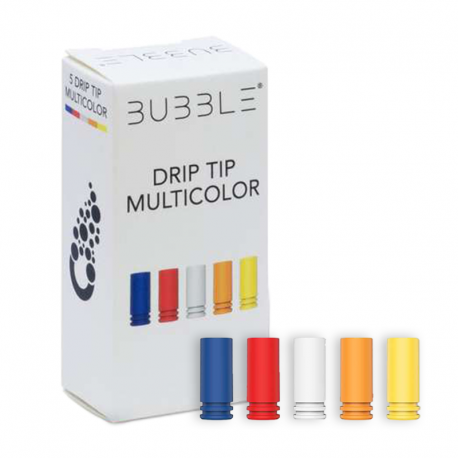 Vaporart Drip Tip Multicolore per Bubble - 5pz