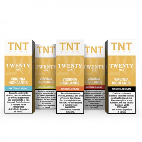 TNT Vape Twenty mix Virginia Highlands - Distillati Puri - 10ml