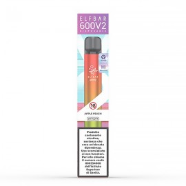 Elf bar 600 V2 DISPOSABLE - Apple Peach