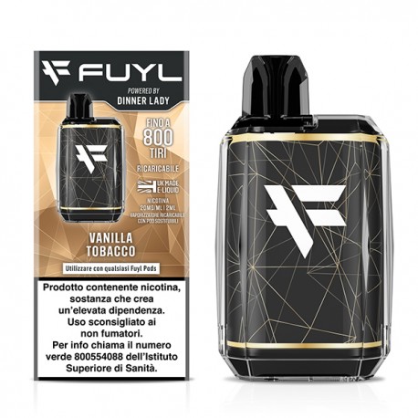 Dinner Lady Fuyl Pod Kit con Vanilla Tobacco Precaricata - 20mg/ml