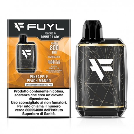 Dinner Lady Fuyl Pod Kit con Pineapple Peach Mango Precaricata - 20mg/ml