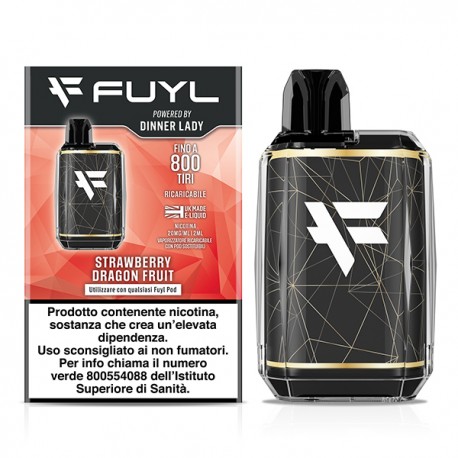 Dinner Lady Fuyl Pod Kit con Strawberry Dragonfruit Precaricata - 20mg/ml
