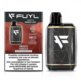 Dinner Lady Fuyl Pod Kit con Smooth Tobacco Precaricata - 20mg/ml