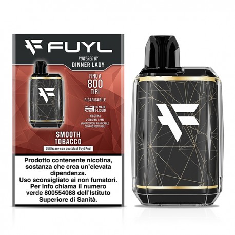 Dinner Lady Fuyl Pod Kit con Smooth Tobacco Precaricata - 20mg/ml
