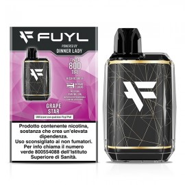 Dinner Lady Fuyl Pod Kit con Grape Star Precaricata - 20mg/ml