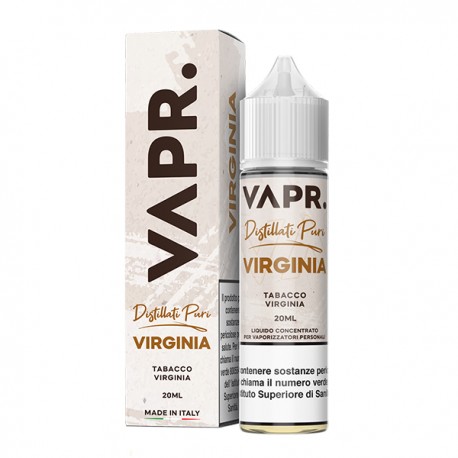 VAPR. Tabacco Virginia - Čisti distilati - Vape Shot 20ml