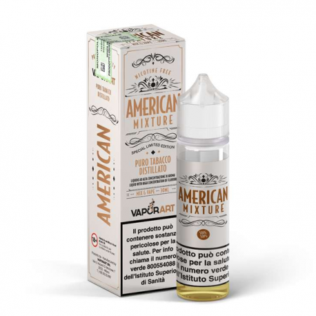 Vaporart American Mixture - Puro Tabacco Distillato - Mix and Vape - 30ml