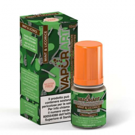liquido per sigarette elettroniche Vaporart Mint e Licorice 10ml