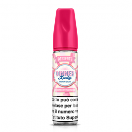 Dinner Lady Strawberry Macaroon - Vape Shot 20ml