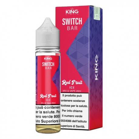 King Liquid SWITCH BAR Red Fruit Ice - Mix and Vape - 20ml