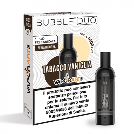 Vaporart Bubble Duo Pod Precaricata - Tabacco Vaniglia - 1pz