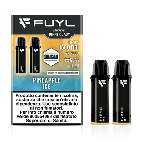 Dinner Lady Fuyl Pod Precaricata - Pineapple Ice - 2pcs