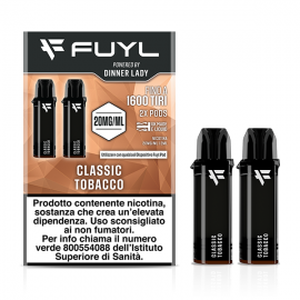 Dinner Lady Fuyl Pod Precaricata - Classic Tobacco - 2pcs