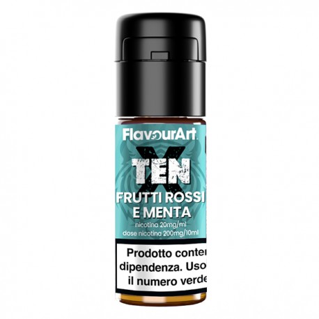 Flavourart TENX NicSalt Frutti rossi e menta - 10ml