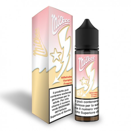 High Voltage Milkee Vaniglia Fragola - Vape Shot 20ml