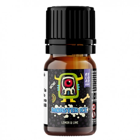 Reload Vape Aroma Monster Ice Lemon e Lime Ice - 10ml