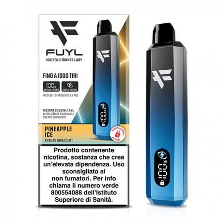 Dinner Lady Fuyl SL. S.Kit con Pod Pineapple Ice Precaricata - 20mg/ml
