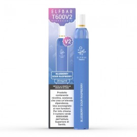 Elf bar 600 V2 DISPOSABLE - Blueberry Sour Raspberry