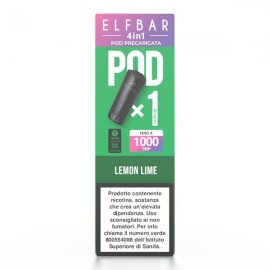 ElfBar 4in1 2ml Pod Precaricata - Lemon Lime - 20mg/ml