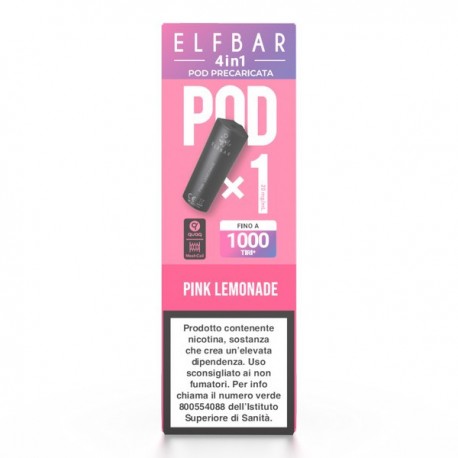 ElfBar 4in1 2ml Pod Precaricata - Pink Lemonade - 20mg/ml