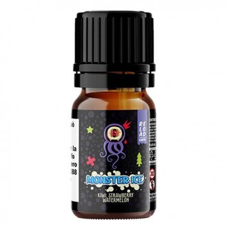 Reload Vape Flavor Monster Ice Kiwi Strawberry Watermelon - 10ml