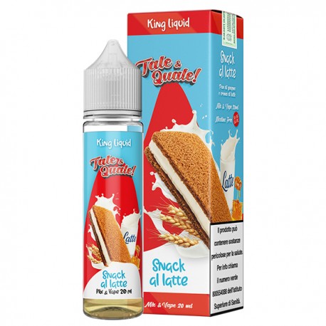 King Liquid TALE & QUALE Snack al Latte - Mix and Vape - 20ml