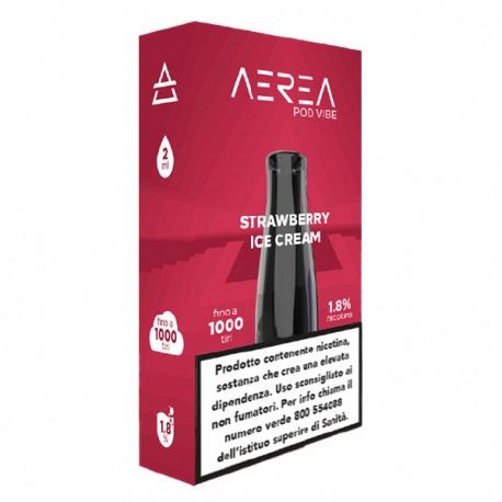 Vibe Pod Precaricata - Strawberry Ice Cream - 2ml - 1pz