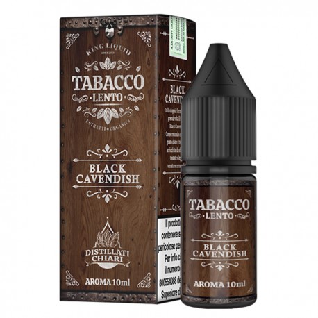 King Liquid - Tabacco Lento - Aroma Black Cavendish - 10ml
