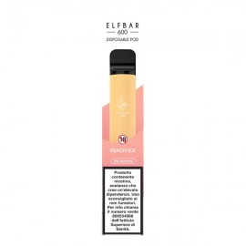 Elf bar 600 DISPOSABLE - Paolo Noise - Peach Ice - 20mg/ml