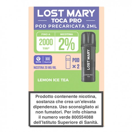 Lost Mary Toca PRO Pod Precaricata - Lemon Ice Tea - 2pz