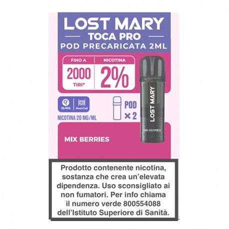 Lost Mary Toca PRO Pod Precaricata - Mix Berries - 2pz