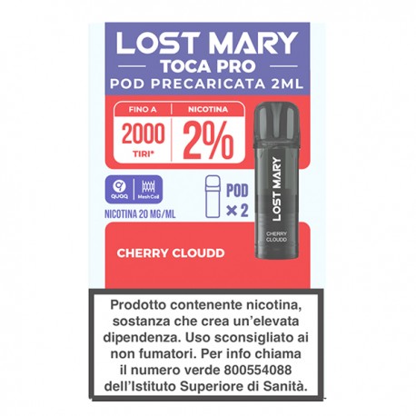 Lost Mary Toca PRO Pod Precaricata - Cherry Cloud - 2pz