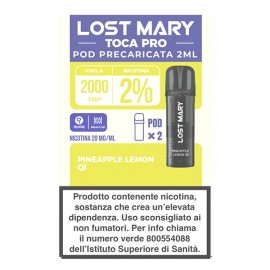 Lost Mary Toca PRO Pod Precaricata - Pineapple Lemon Qi - 2pz