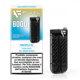 Dinner Lady Fuyl 8000 Pod Precaricata - Pineapple Ice - 1pz