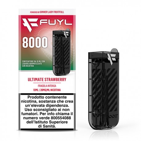 Dinner Lady Fuyl 8000 Pod Precaricata - Ultimate Strawberry -