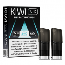 Kiwi Air Pod Precaricate - Blue Razz Lemonade - 2ml - 2pz