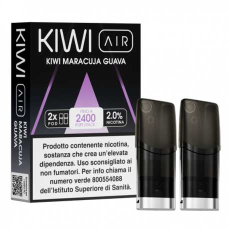 Kiwi Air Pod Precaricate - Kiwi Maracuja Guava - 2ml - 2pz