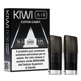 Kiwi Air Pod Precaricate - Cotton Candy - 2ml - 2pz