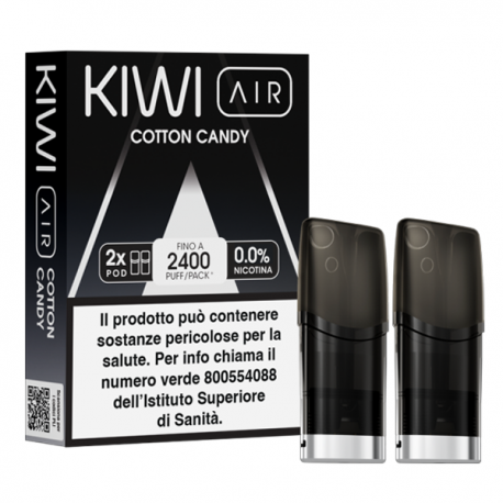 Kiwi Air Pod Precaricate - Cotton Candy - 2ml - 2pz