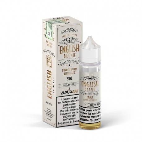 Vaporart English Blend - Puro Tabacco Distillato - Vape Shot - 20ml